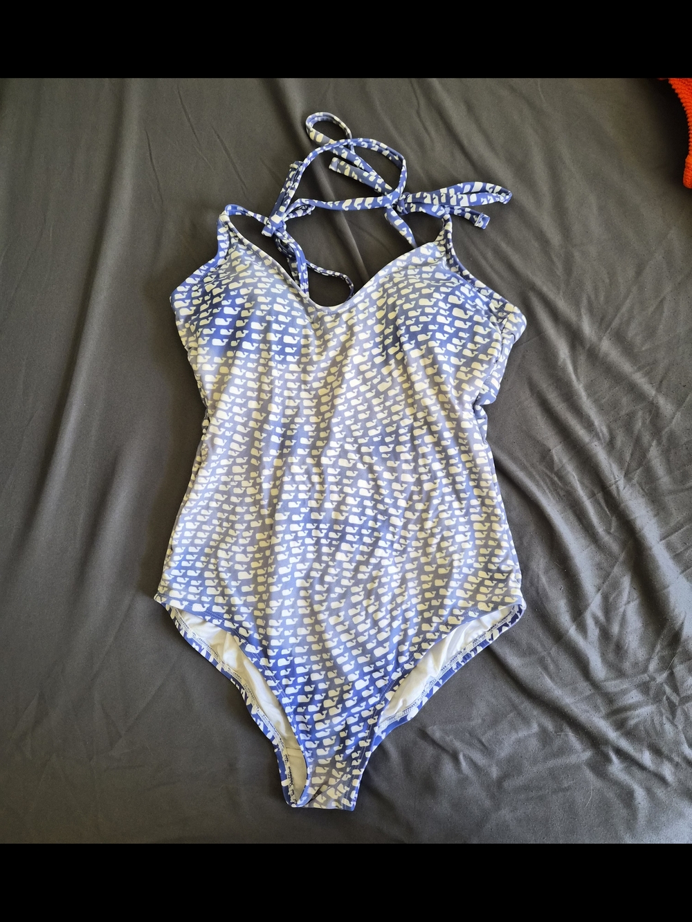 Vineyard Vines Blue and White Patterned Swimsuit